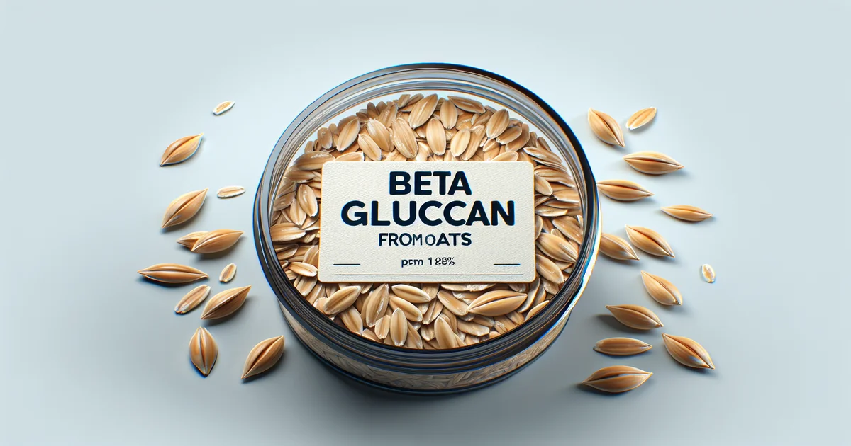 Beta‑Glucan from Oats: Natural Heart‑Health Support
