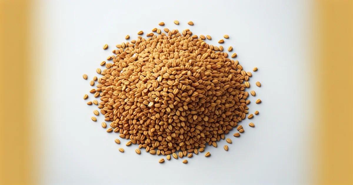 Fenugreek Seeds: Natural Nutrient-Rich Food