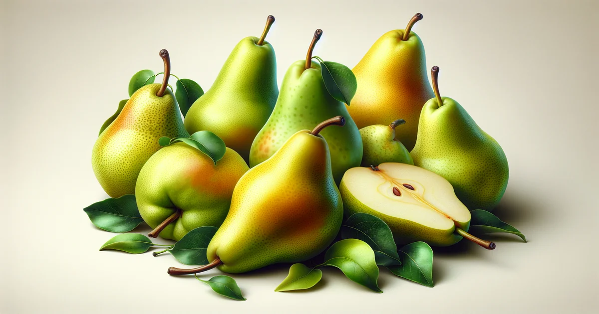 Pears: A Sweet Source of Fiber and Antioxidants