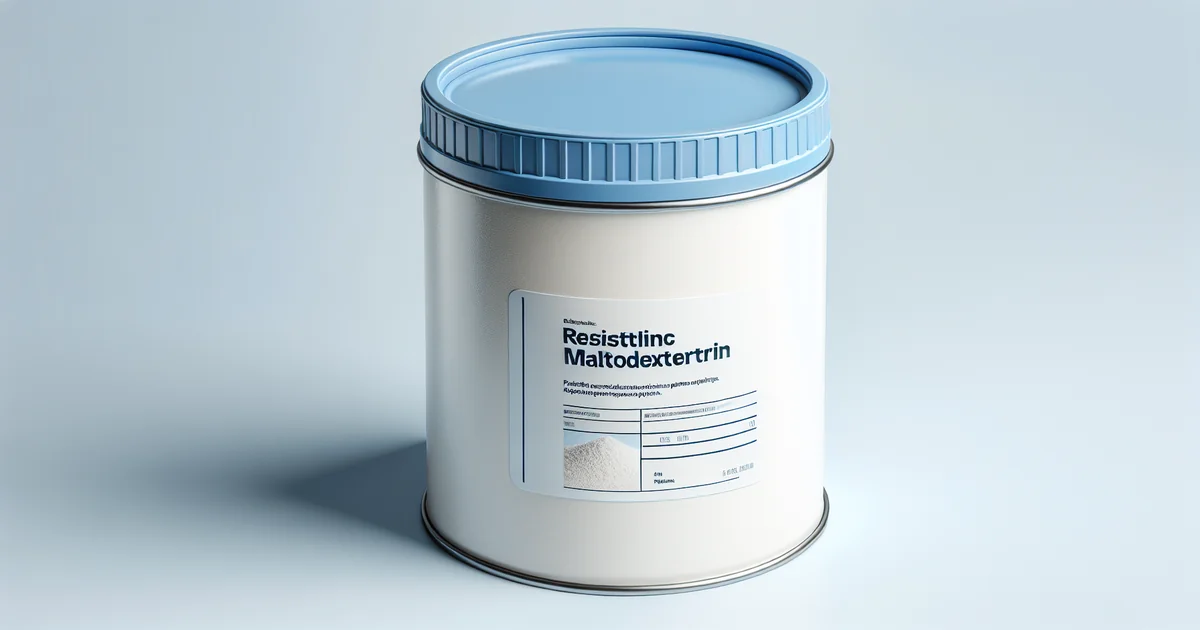 Resistant Maltodextrin: A Fiber‑Like Prebiotic for Gut Health