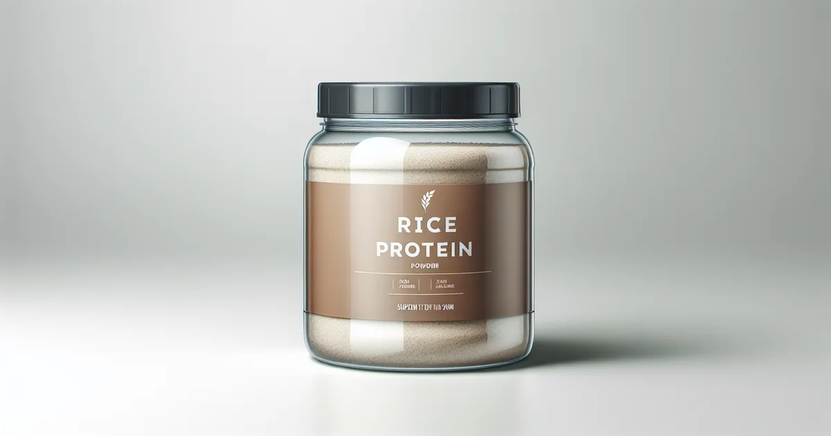 Rice Protein Powder: Plant-Based Protein for Muscle Support