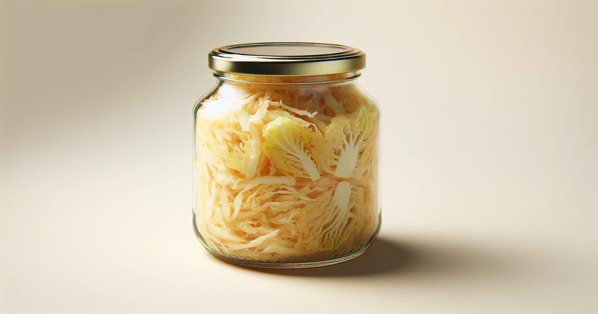 Sauerkraut: A Fermented Food Rich in Probiotics