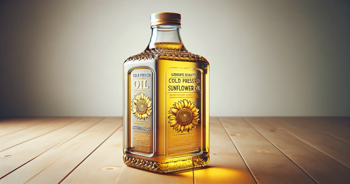 Cold-Pressed Sunflower Oil: A Nutrient-Rich, Heart-Healthy Choice
