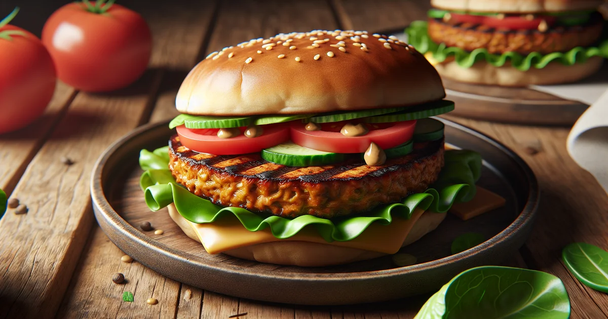 Tempeh Burgers: Plant‑Protein Power for Heart Health